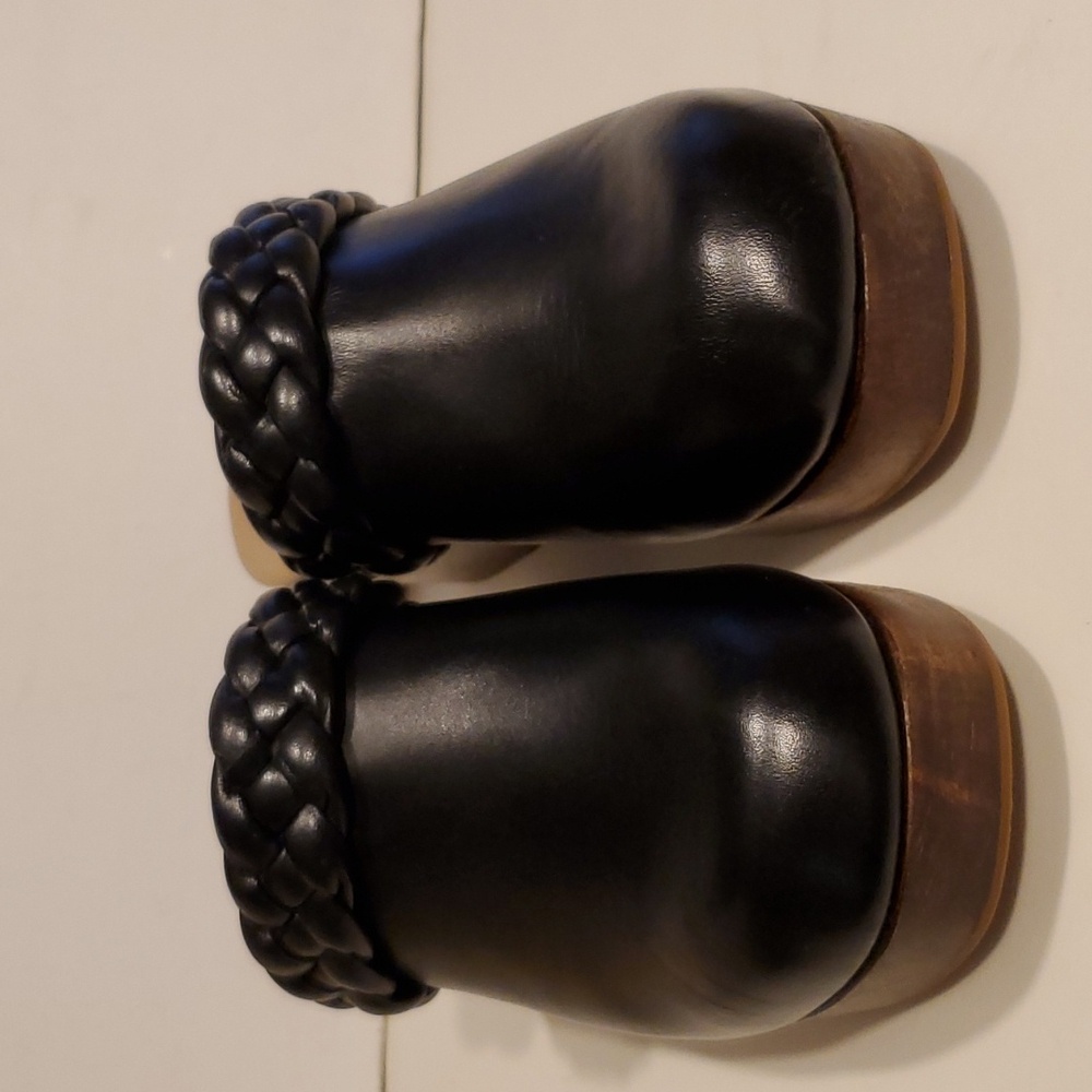 Able Whiley Leather Clog In Black Size 10.5M - Picture 5 of 14